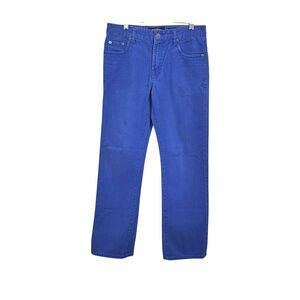 Lucky Brand Boys Youth Size 14 Blue Billy Straight 100% Cotton Stretch Jeans